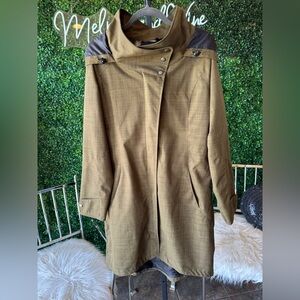 ORB life waterproof olive green hooded jacket Canadian brand